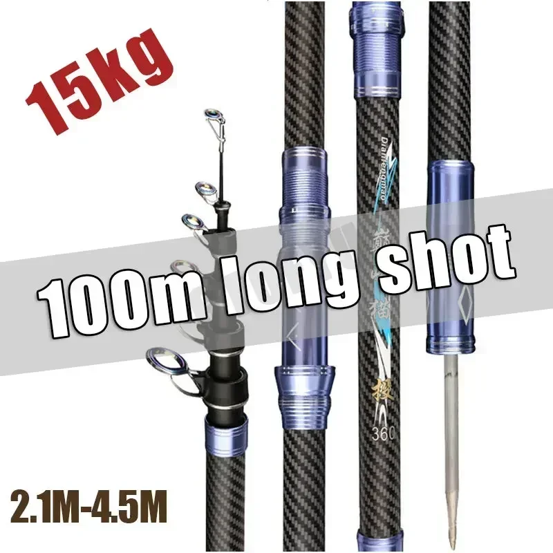 Fishing Rod Spinning - Meilleure canne à pêche télescopique portable